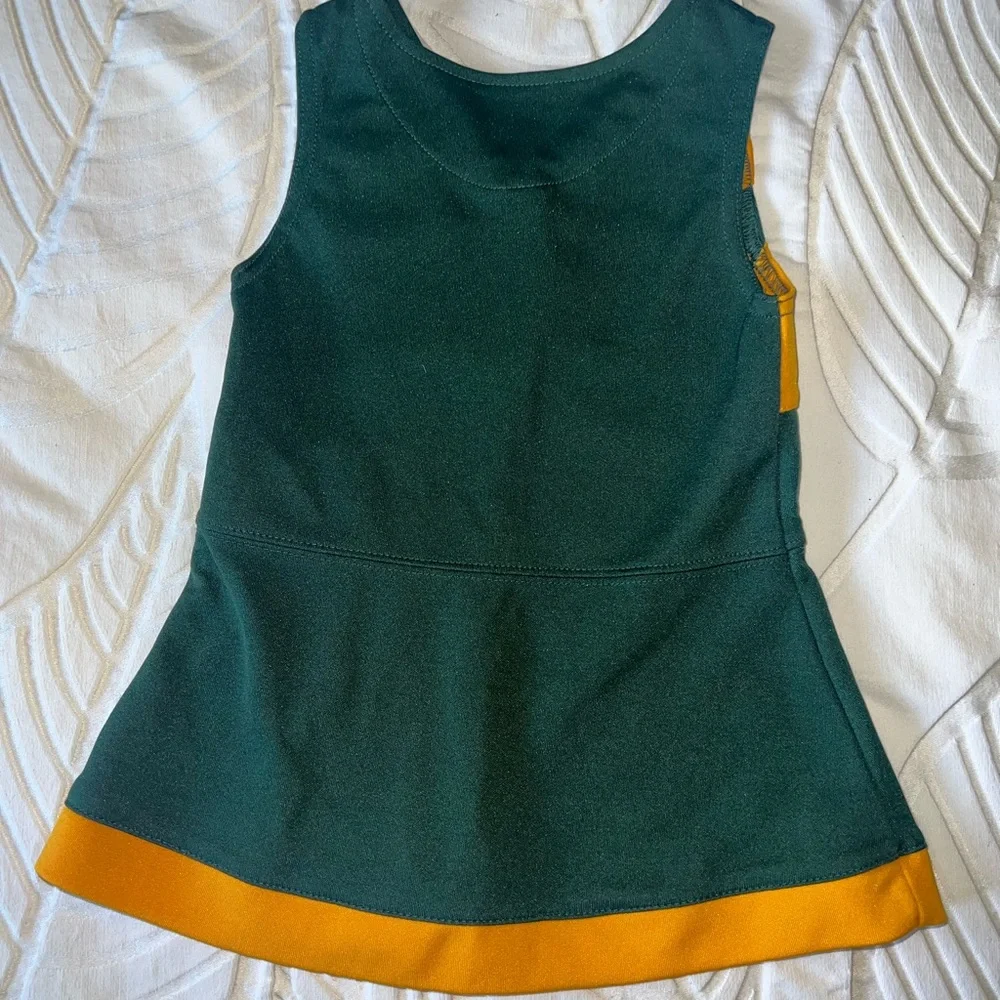 Toddler NFL Green Bay Packers Cheerleader Dress - Picture 2 of 3